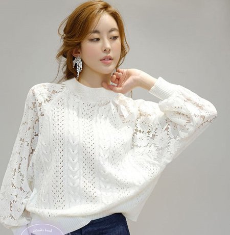 Beautyelly Long Sleeve White Women Tops Sweet Polyester Casual Tops